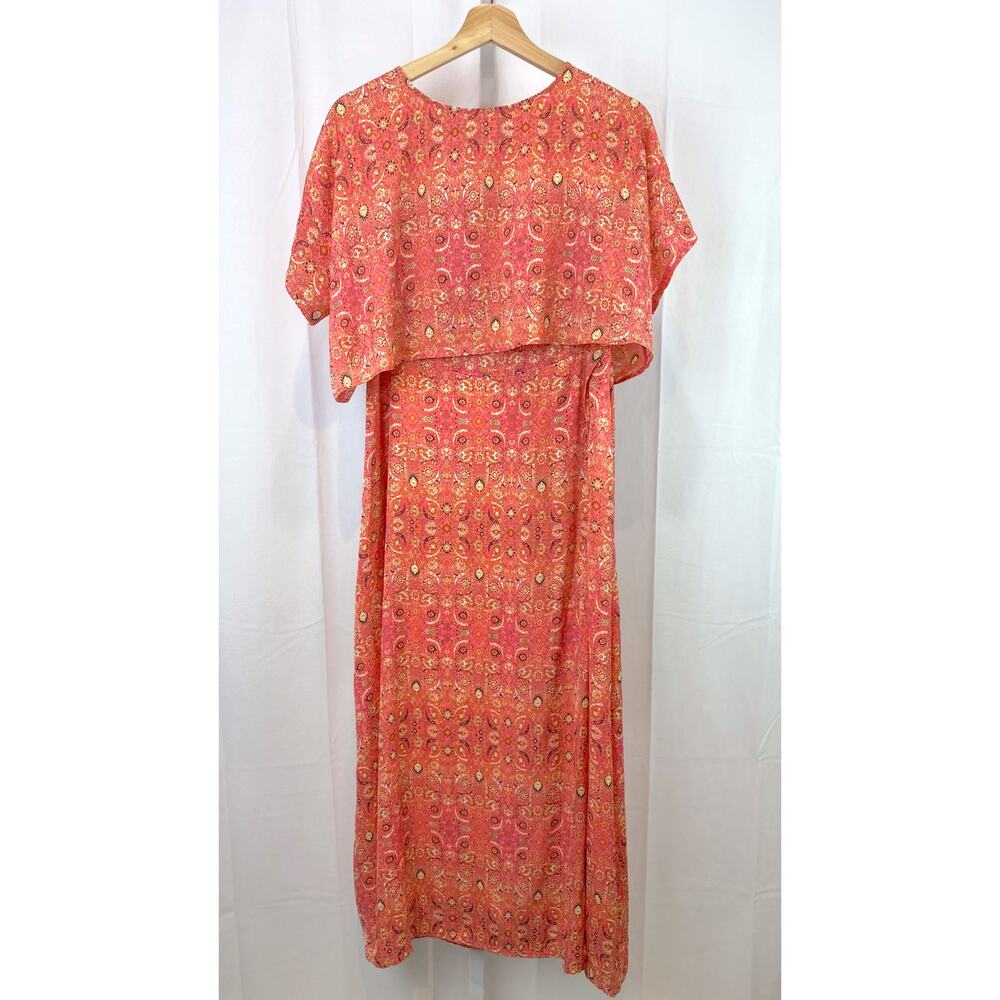 NWT FREE PEOPLE ​2 Marion Two Piece Set Crop Top Maxi Skirt Paisley Candy Combo